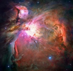 The Great Orion Nebula as imaged by The Hubble Space Telescope.