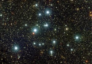 Composite image of the Pyramid Star Cluster (M39), taken using the WIYN telescope at Kitt Peak in Arizona, USA.